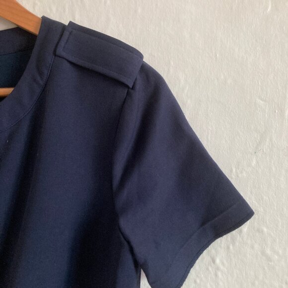 BCBG MaxAzria Thick Work "Kammy" Dress in Navy sz 06 - Picture 6 of 10